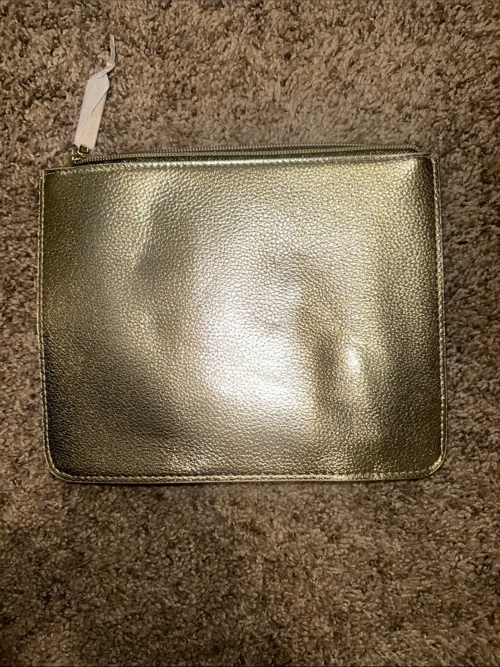 Benefit Metallic Gold 'Brows Before Bros' Makeup Pouch